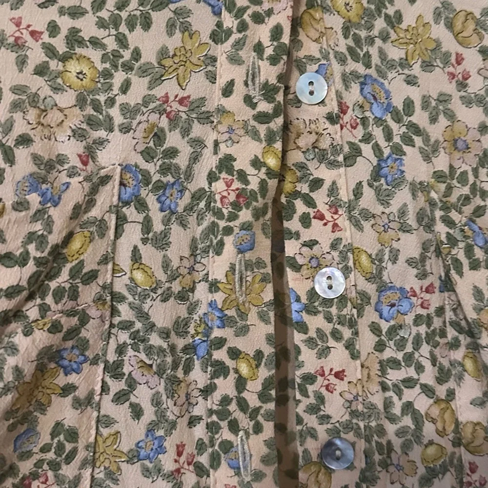 Zara Yellow Cream Buttoned Midi Dress - Picture 8 of 8